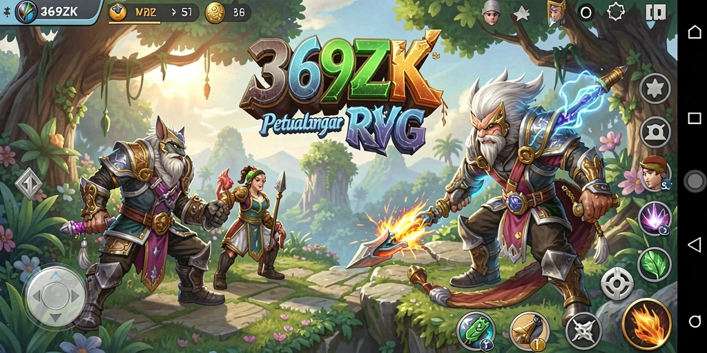 Tampilan gameplay 369ZK yang menakjubkan dan interaktif.