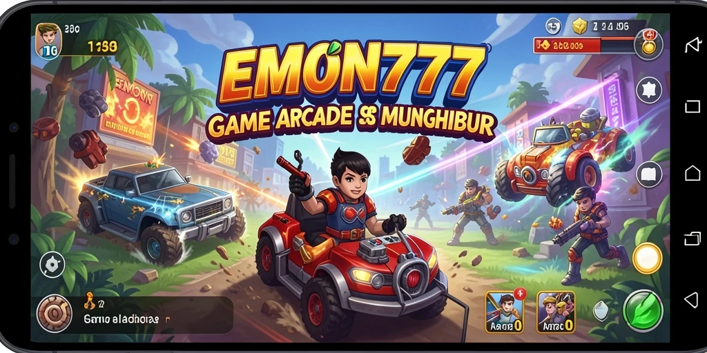 Tampilan gameplay menarik dari EMON777 dengan aksi seru.